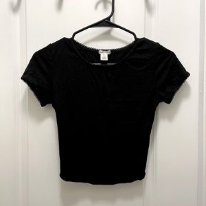 Brand Melville Black crop top XSmall